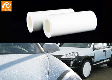 PE محافظت از وسیله نقلیه PE فیلم اکریلیک چسب نوع متوسط ​​چسبندگی بر روی فولاد